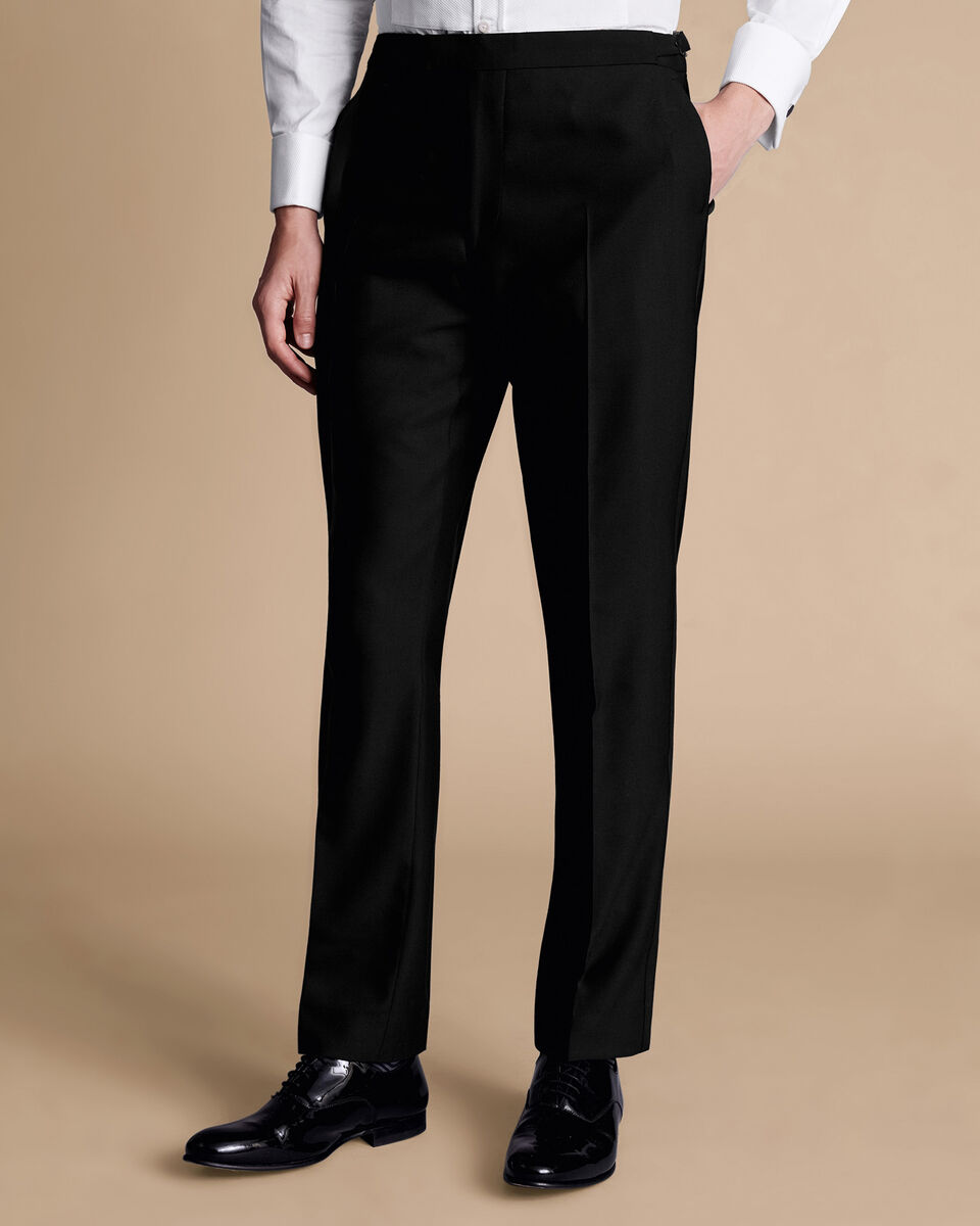 Black Tuxedo Suit Pants