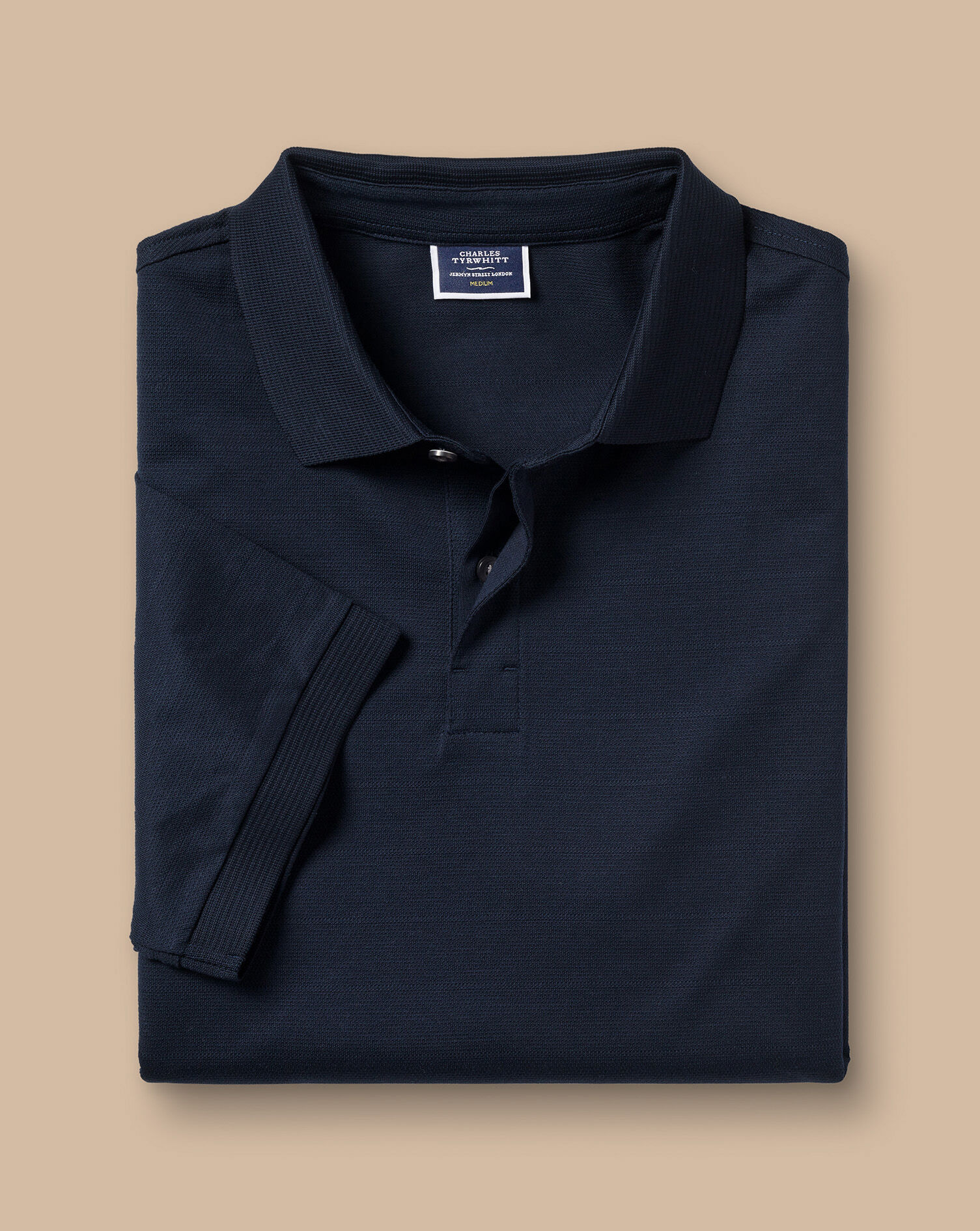 Tyrwhitt Cool Polo - Dark Navy | Charles Tyrwhitt