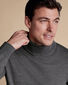 Merino Roll Neck Jumper - Grey