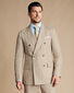 Double Breasted Linen Jacket - Taupe