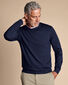 Merino Crew Neck Jumper - Navy