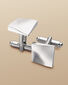 Square Cufflink - Silver