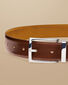 Made In England Reversible Belt - Dark Tan