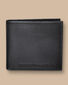 Grain Leather Wallet - Black