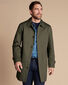 Showerproof Cotton Raincoat - Olive Green