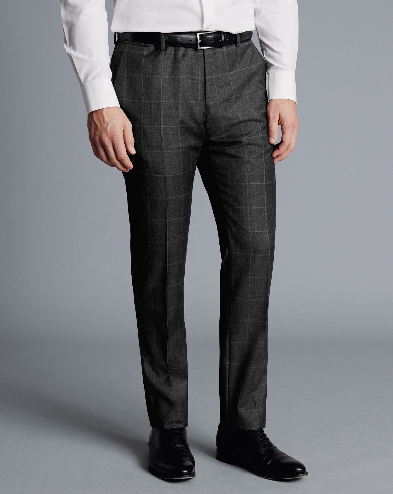 Skinny Check Suit Trousers | boohoo