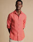 Pure Linen Shirt - Coral Pink