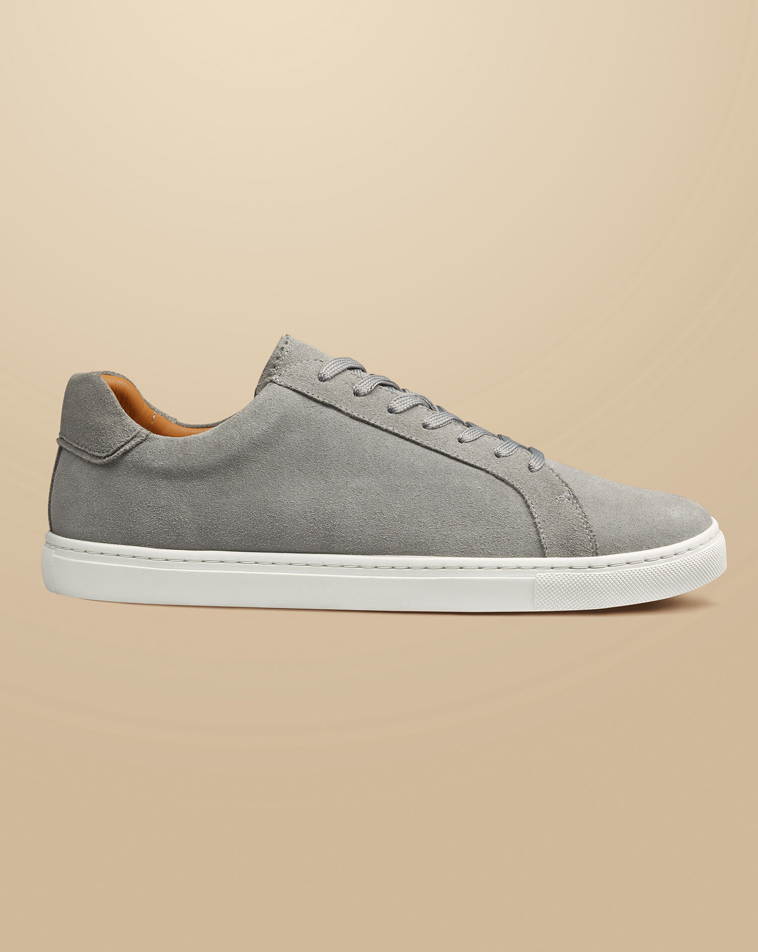 Grey store suede trainers