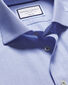 Cutaway Collar Non-Iron Stretch Kensington Weave Shirt - Cobalt Blue