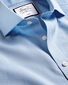 Cutaway Collar Non-Iron Mini Gingham Check Shirt - Cornflower Blue