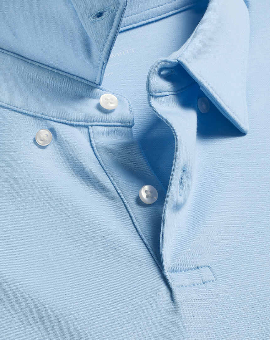 Men's Blue Polos Shirts | Charles Tyrwhitt US