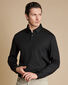 Long Sleeve Smart Jersey Polo - Black