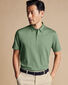 Performance Semi Plain Polo - Light Green