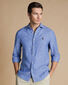 England Rugby Pure Linen Shirt - Cobalt Blue