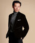 Italian Velvet Jacket - Black