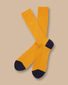 Cotton Rib Socks - Sunflower Yellow