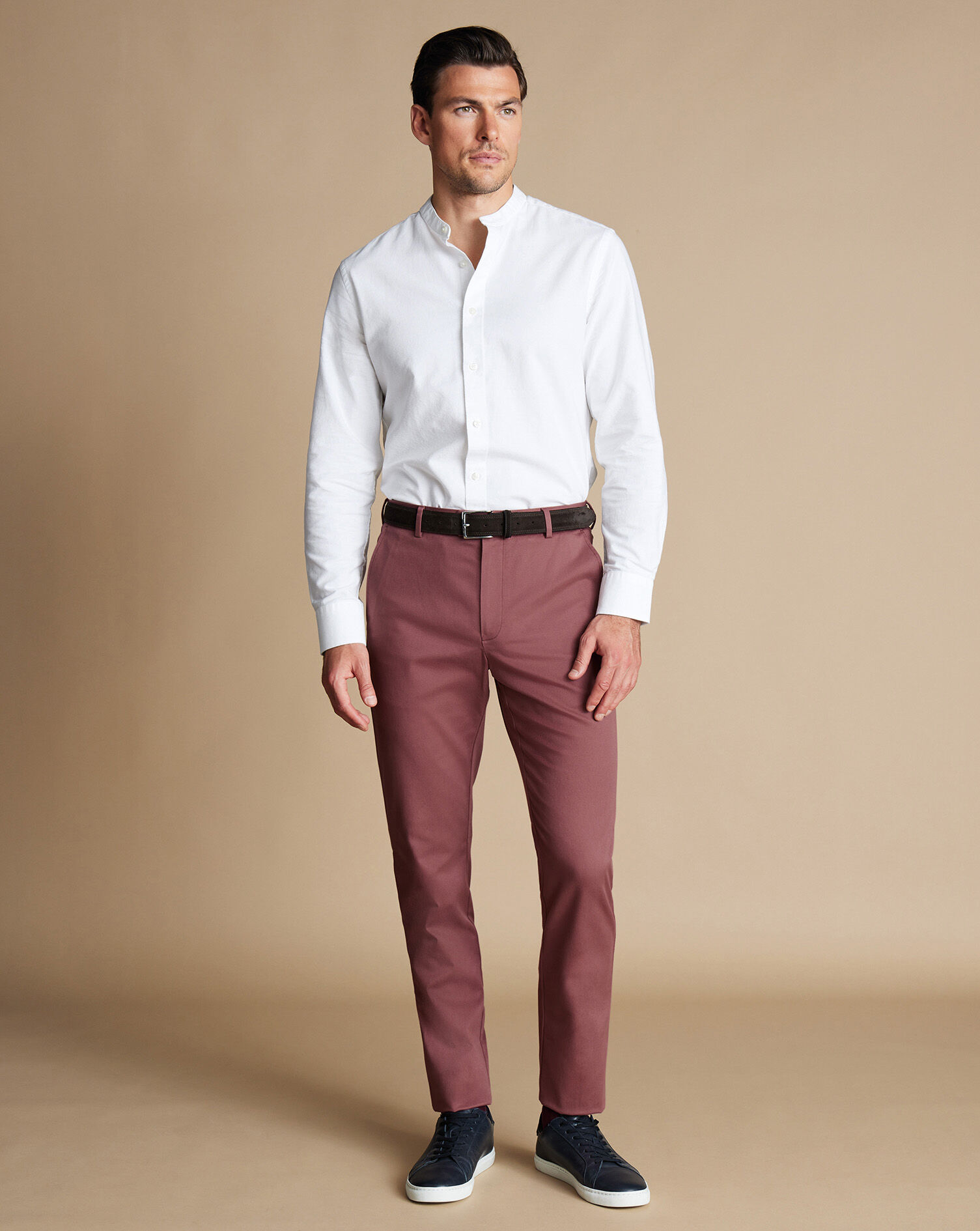 What Color Shirt Goes With Dark Brown Pants Men Guys Light, 41% OFF