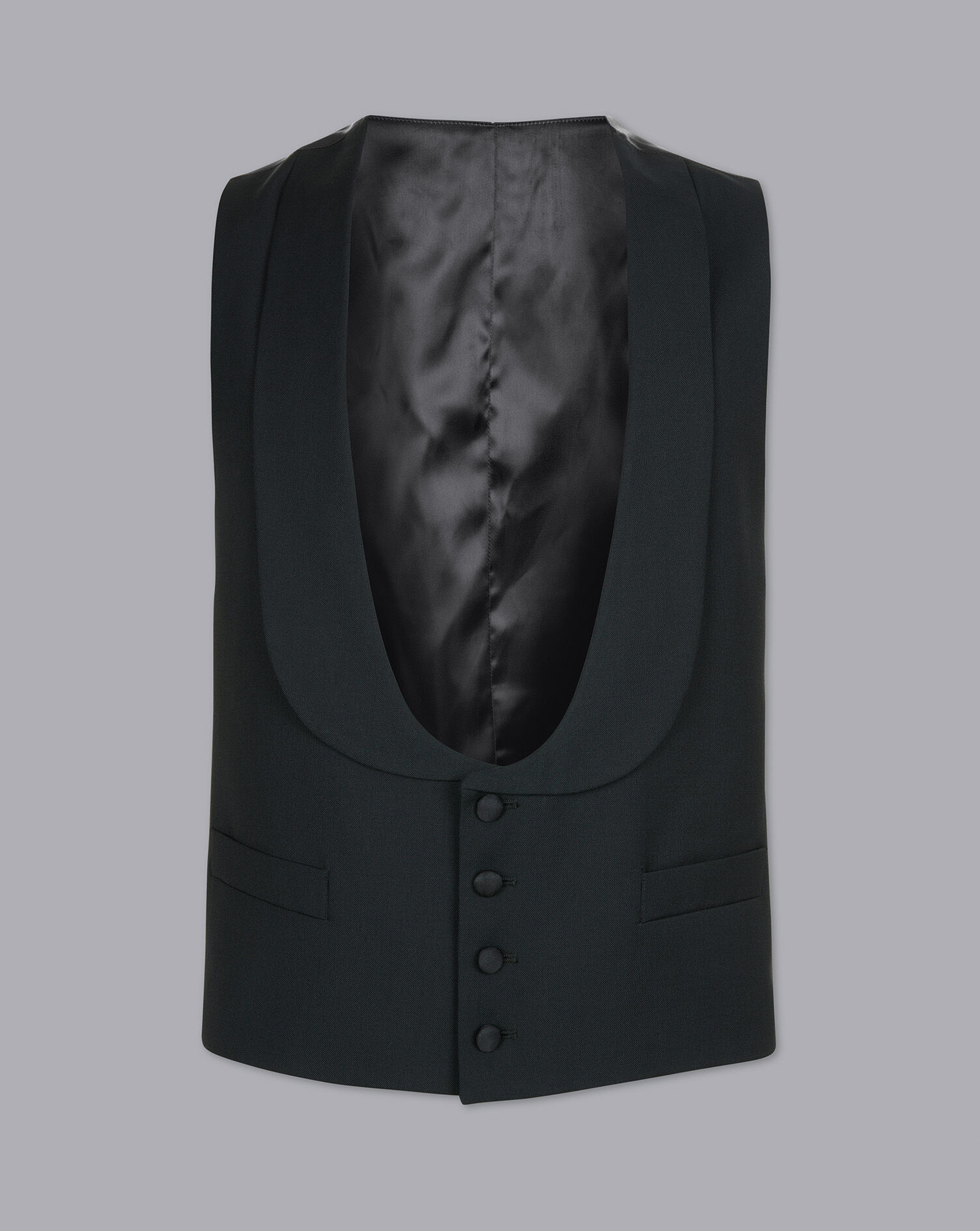 suit vest with collar