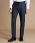 Ultimate Performance Check Suit Trousers - Steel Blue