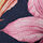 open page with product: Hemd aus Liberty Fabrics mit Semi-Haifischkragen und großem Blumenmuster - Marineblau