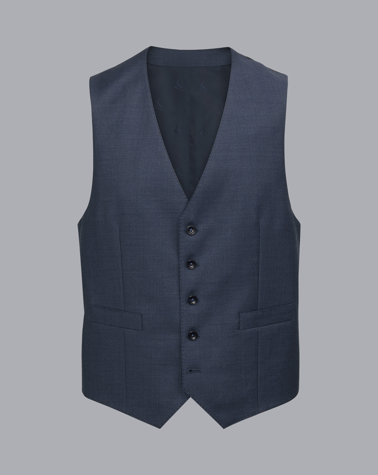 ASOS DESIGN wedding skinny suit vest in blue cross hatch | ASOS