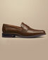 Saddle Loafers - Dark Tan