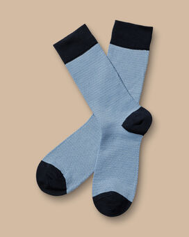 Diamond Socks - Sky Blue