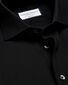 Cutaway Collar Non-Iron Poplin Shirt - Black