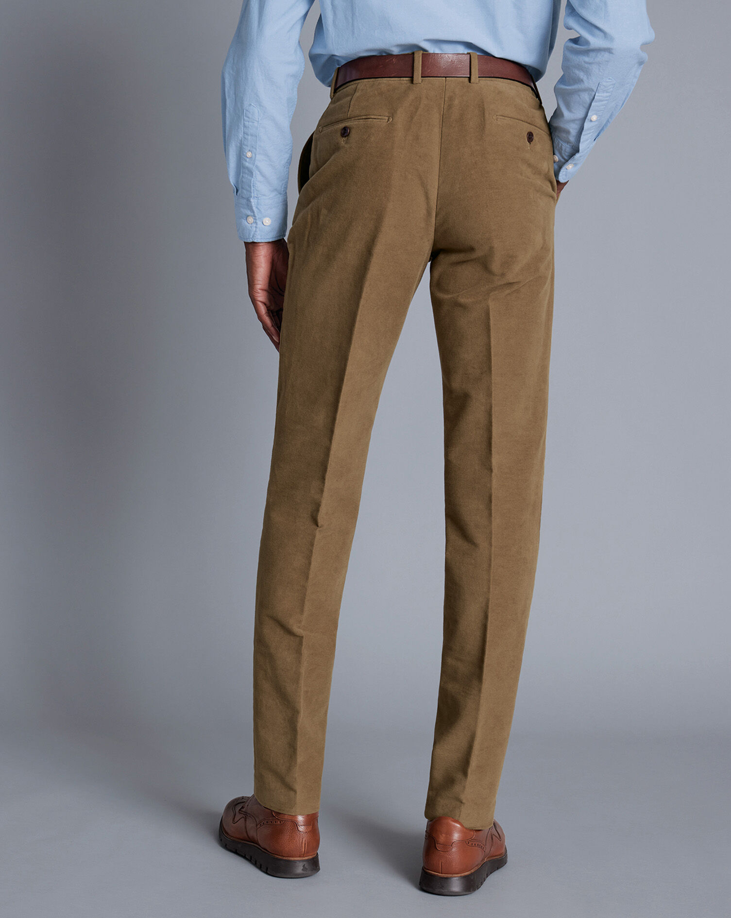 Italian Moleskin Pants - Tan