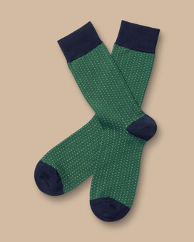 Spot Socks - Green