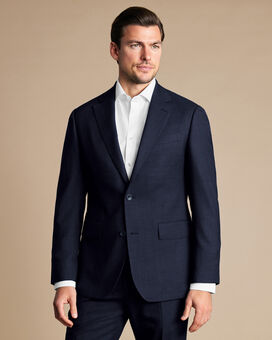 Ultimate Performance End-on-End Suit Jacket - Navy