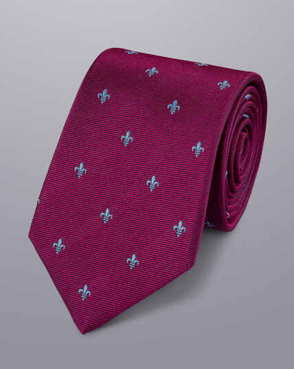 Louis Vuitton Diamonds V Tie Pale Pink Silk