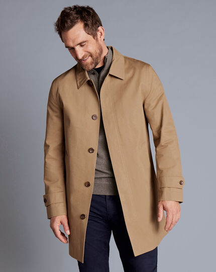 Men's Double Breasted US Navy Trench Coat - Jackets Masters