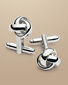 Knot Cufflinks - Silver