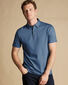 Performance Semi Plain Polo - Steel Blue 