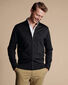 Pure Merino Full Zip-Through Cardigan - Charcoal Grey