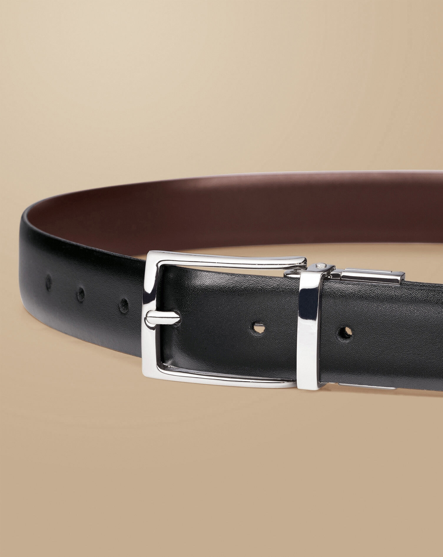 Made in England Reversible Belt - Black u0026 Brown