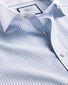 Cutaway Collar Non-Iron Stripe Winchester Shirt - Ocean Blue