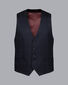 Ultimate Performance Check Suit Waistcoat - Navy