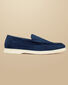 Suede Slip-On Loafer - French blue