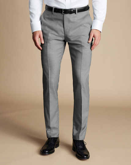Men's Grey Suit Pants