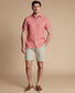 Cotton Linen Shorts - Stone