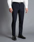 Melange Pinstripe Suit Trousers - Dark Navy