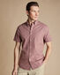 Non-Iron Stretch Short Sleeve Shirt - Light Pink