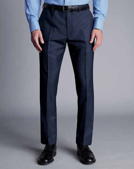 Buy Royal Blue Trousers With Functional Pockets For Men Online