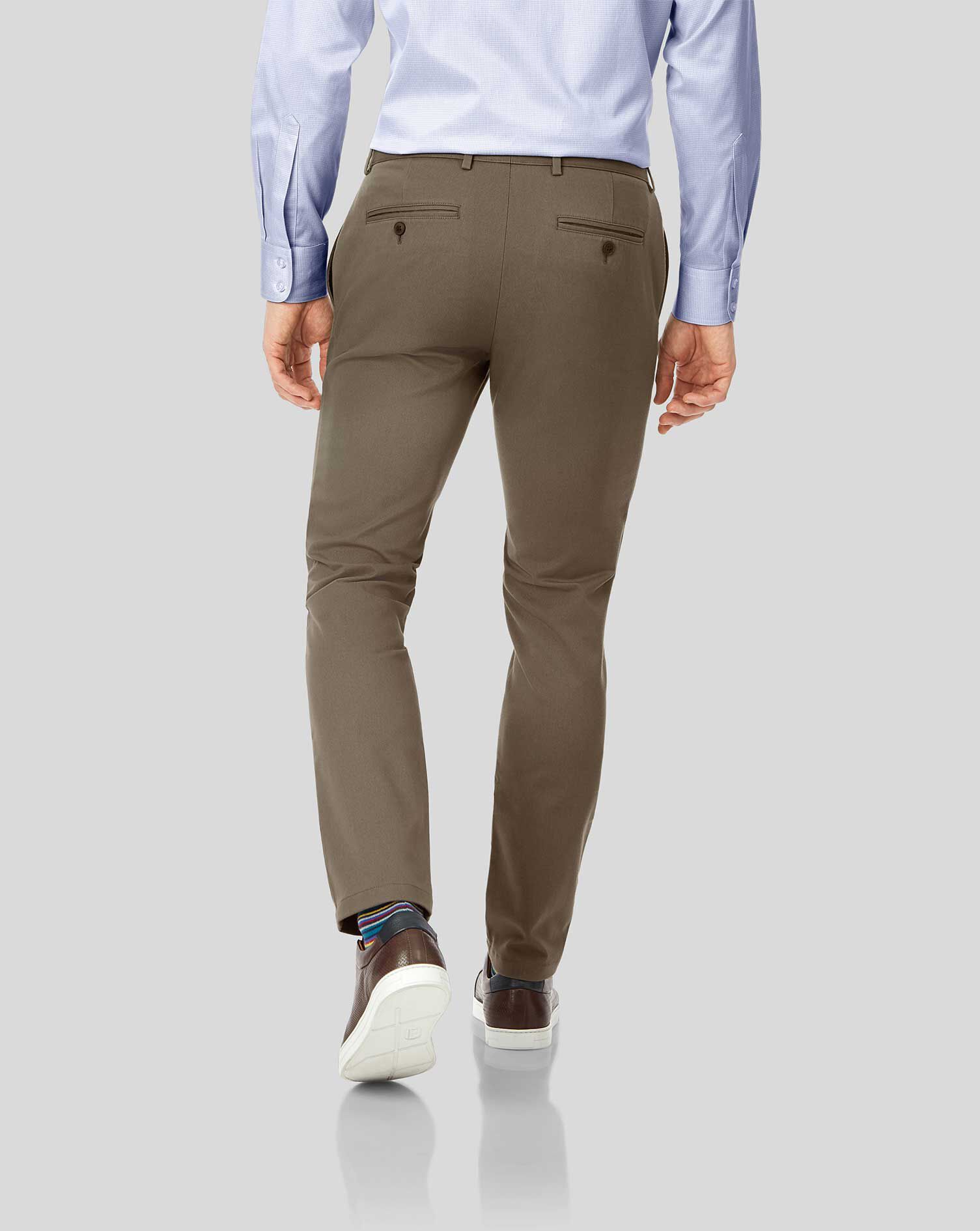 non iron slim fit chinos