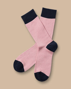 Diamond Socks - Pink