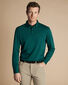 Long Sleeve Smart Jersey Polo - Green