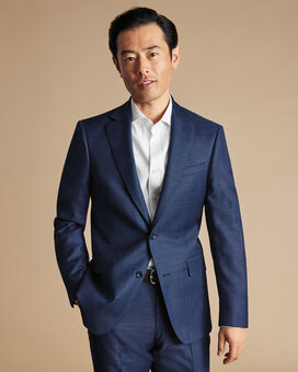 Italian Luxury Suit Jacket  - Indigo Blue