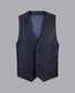 Ultimate Performance Check Suit Waistcoat - Navy